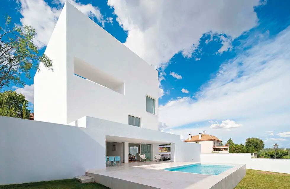 Arquitectura blanca y radiante