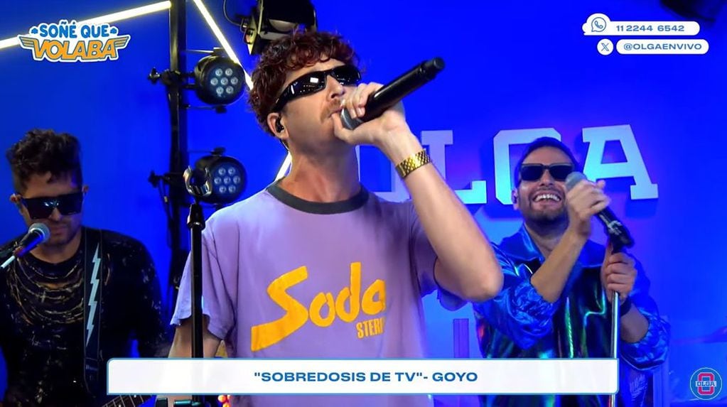Goyo de Bandalos Chinos cantó 'Sobredosis de TV' de Gustavo Cerati