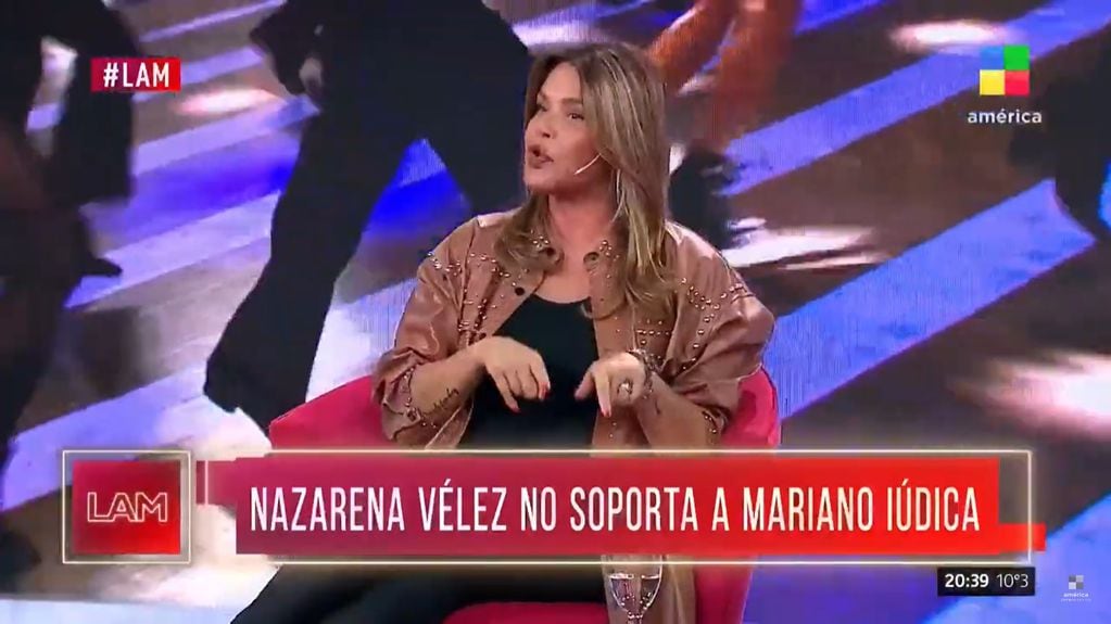 Nazarena Vélez se despachó sin filtros contra Mariano Iúdica.