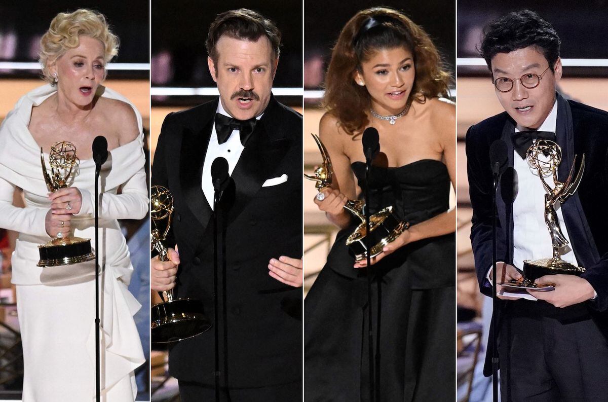 Algunos de los ganadores de la edición 74 de los premios Emmy.