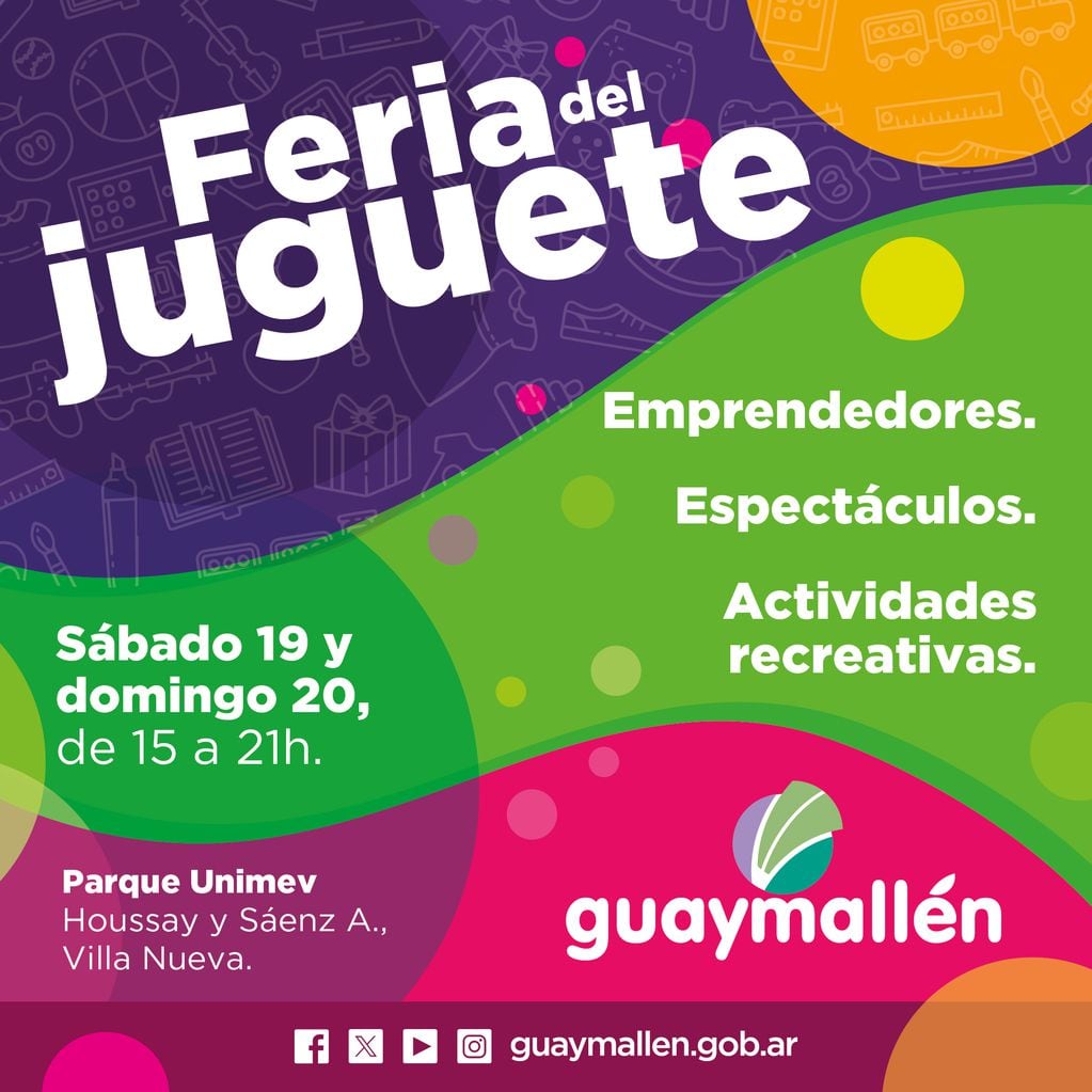 Feria del Juguete en Guaymallén