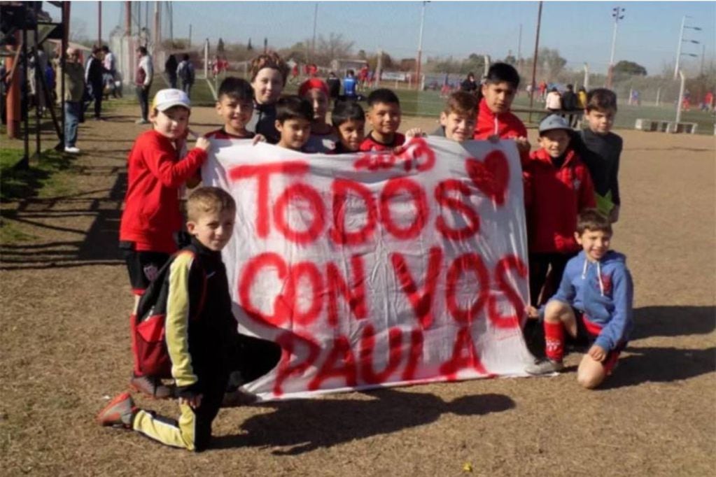 El reclamo de los niños de Cañuelas ante la injusticia de la Liga de Buenos Aires (Twitter Cañuelas)