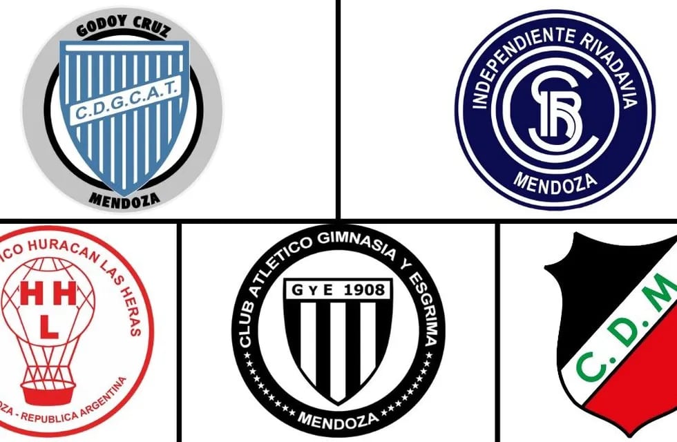 Godoy Cruz, Independiente, Gimnasia, Maipú y Huracán son los representantes de Mendoza en torneos nacionales.