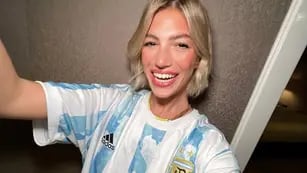 Stefi Roitman y una bikini con los colores de la Selección Argentina que encantó en las redes