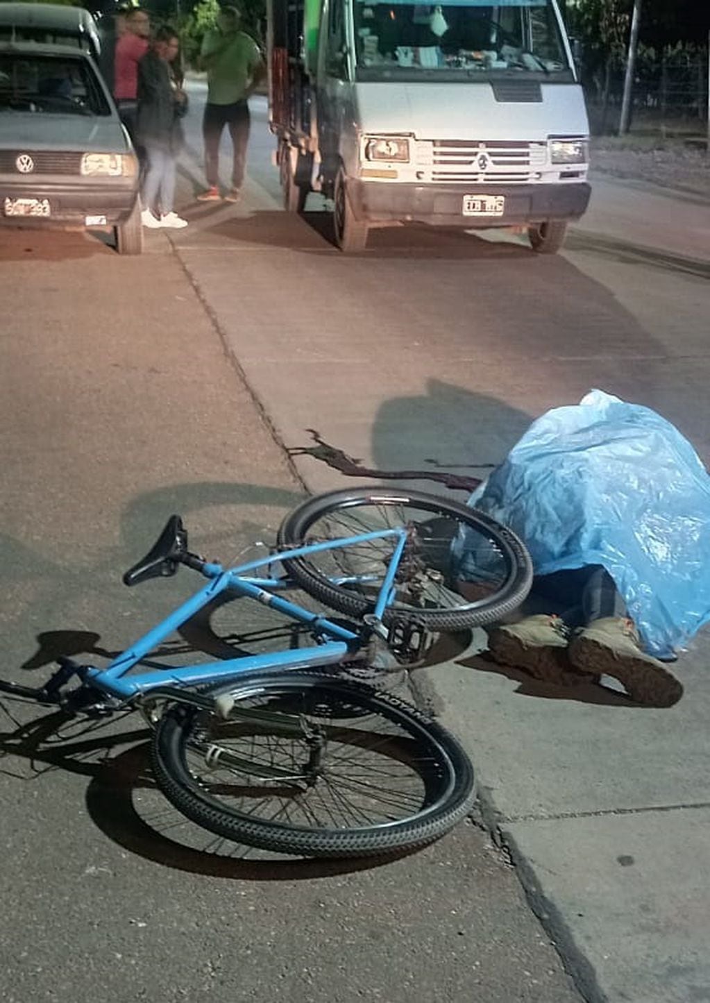 Un ciclista perdió la vida en Maipú. | Foto: Prensa Ministerio de Seguridad