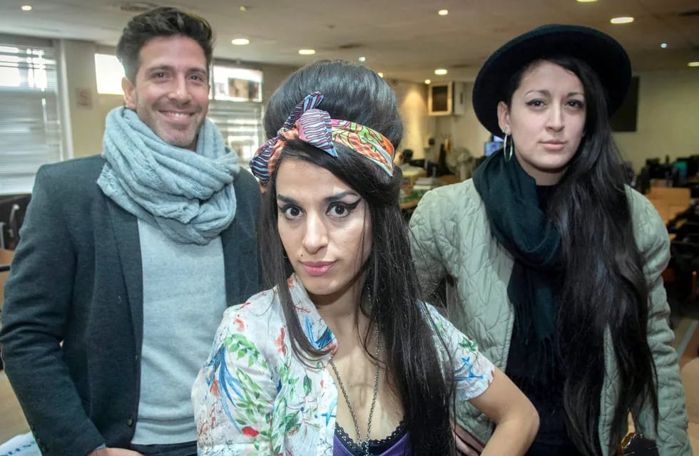 #VivoLA: el tributo a Amy Winehouse pasó por la redacción de Los Andes