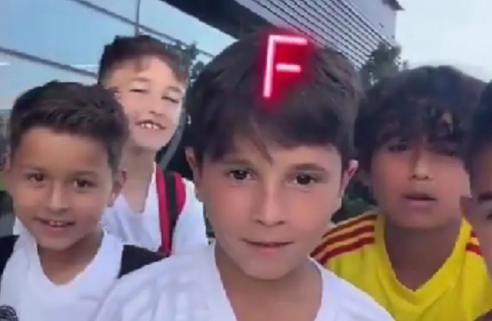 Video: Mateo Messi se sumó a un reto viral y eligió a un campeón del mundo como respuesta