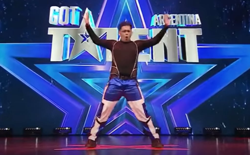 Franco Espinoza, el correntino que combinó baile urbano y salsa en Got Talent Argentina.