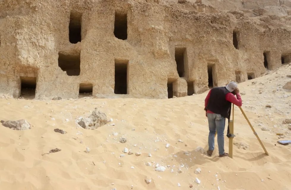 Egipto descubrió unas 250 tumbas de 4.200 años de antigüedad en la provincia de Sohag, sur del país. Foto: Gentileza
