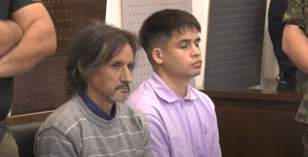Fabián D’agostino (53) y su hijo, Axel D’agostino (23), acusados del homicidio de los hermanos Álvarez. Gentileza