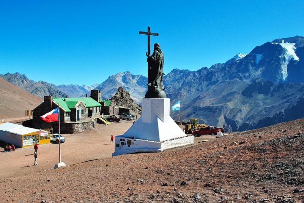 Está habilitado el camino que conduce al monumento Cristo Redentor. / Foto: Gobierno de Mendoza