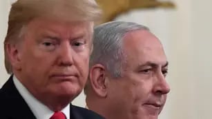 Donald Trump y Benjamin Netanyahu en Washington