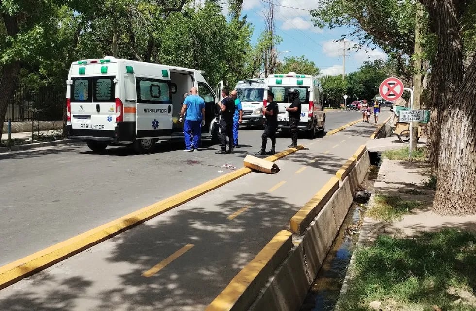 Sufrió graves heridas al colgarse de la camioneta para impedir que se la robaran en Guaymallén. | Foto: gentileza Matías Pascualetti