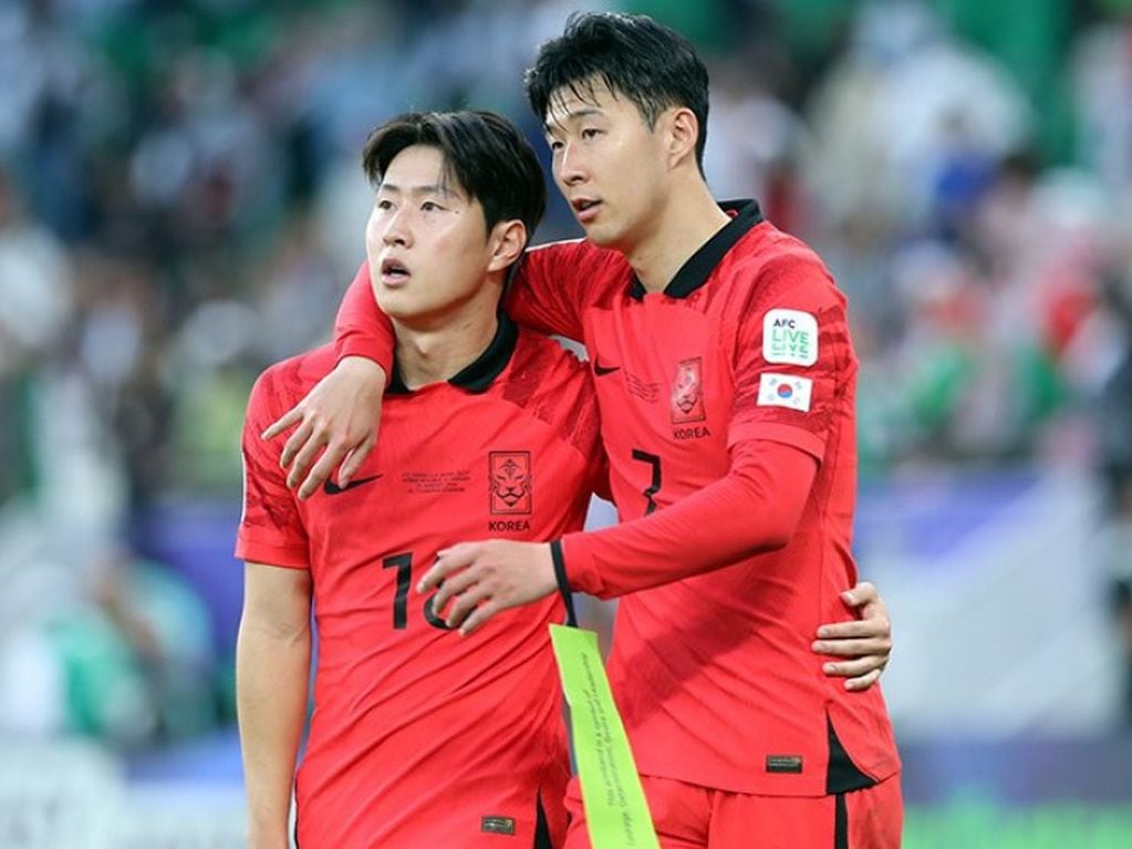 Son Heung-Min y Lee Kang-In