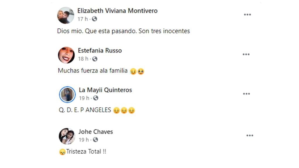 Conmoción en las redes sociales por el incendio de Las Heras en el que murieron tres niños.