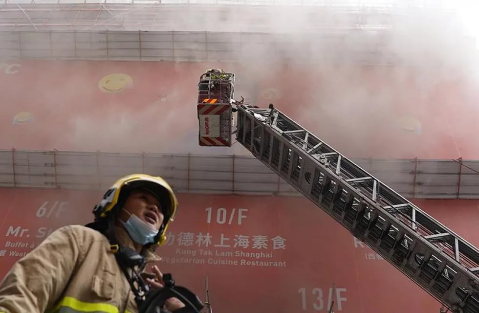 Incendio en el World Trade Center de Hong Kong