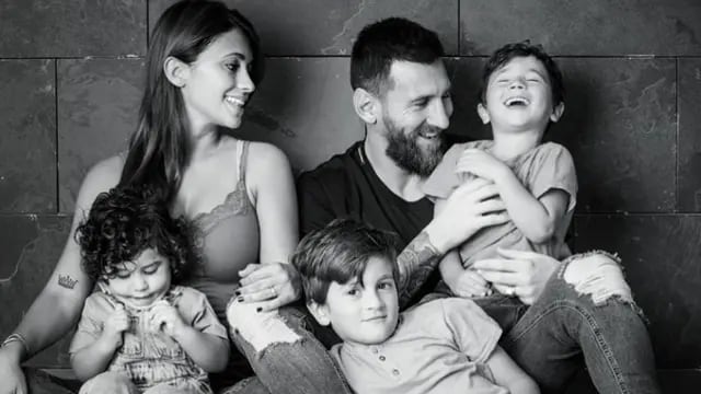 La familia Messi se encuentra en cuarentena en España.  Instagram