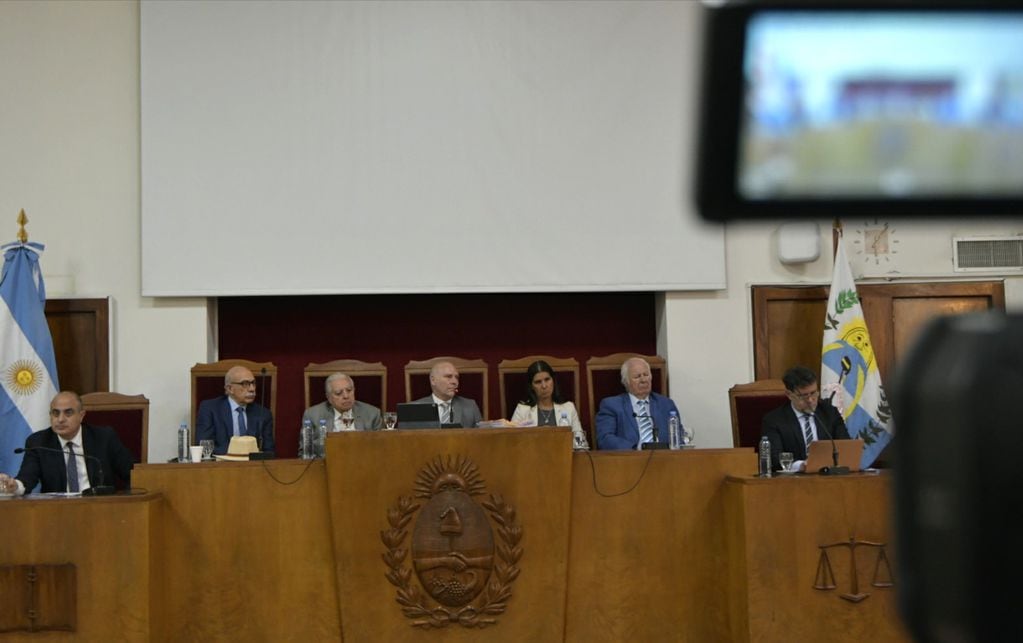 La nota del Colegio de Abogados tiene duras críticas al funcionamiento del Poder Judicial y se quejan también de las demoras en las sentencias de la Suprema Corte de Justicia de Mendoza. Foto: Orlando Pelichotti