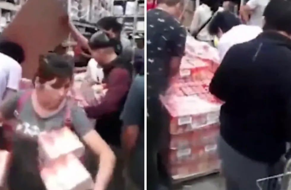 Un grupo de personas arrasó con todos los envases de repelente que encontró en un supermercado de Buenos Aires.