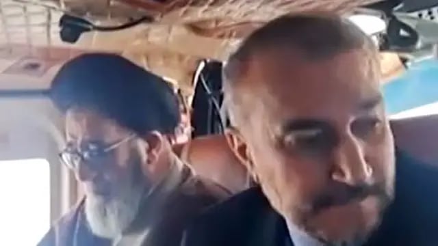 Murió Ebrahim Raisi: las últimas imágenes del presidente de Irán en el helicóptero