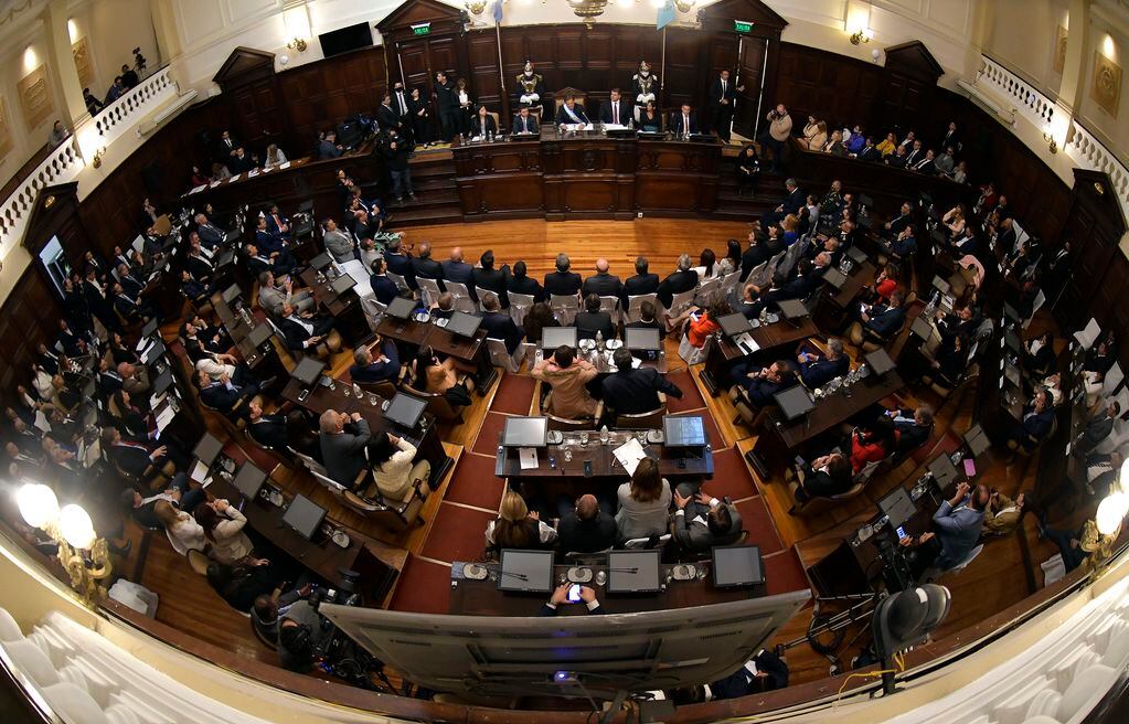 En la Legislatura Provincial, se realizó la apertura de sesiones ordinarias
Foto:  Orlando Pelichotti / Los Andes