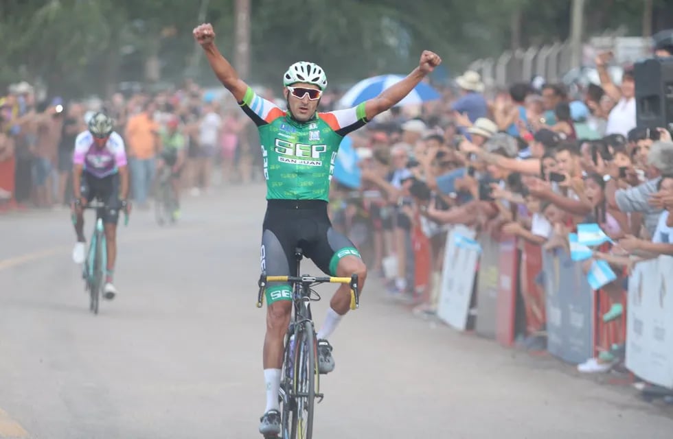 Juan Pablo Dotti se quedó con la primera etapa de la Vuelta de Mendoza