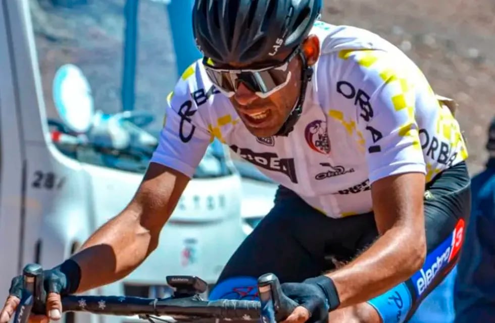 Laureano Rosas, el flamante ganador de la Vuelta de Mendoza 2022.