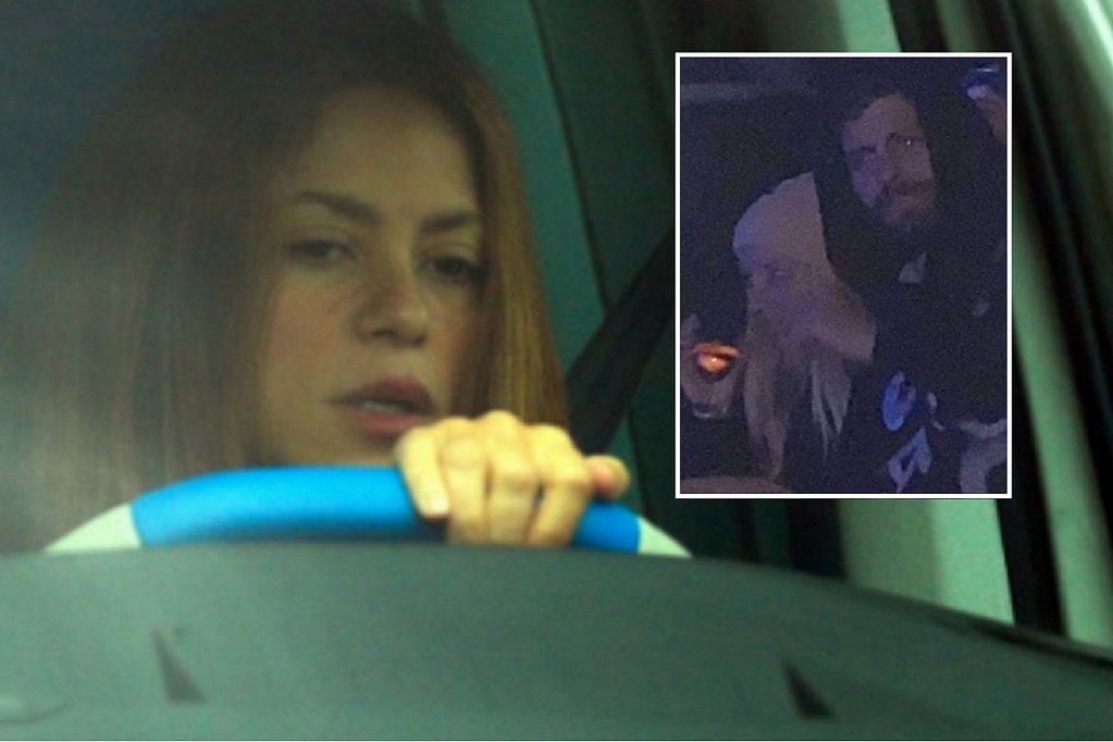 Captaron a Shakira devastada, en medio de las fotos filtradas de Piqué con su nueva novia (Daily Mail)