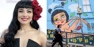 Mon Laferte y un mural feminista que la deja al borde de ser sancionada y multada