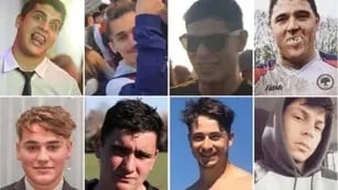 Los ocho rugbiers acusados del asesinato de Fernando Báez Sosa, ocurrido en enero de 2020 en Villa Gesell