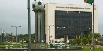  La sede de la Conmebol, en Luque.