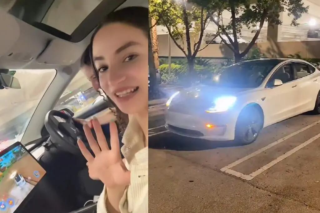 Una argentina que vive en Miami compartió su Tesla mega lujoso