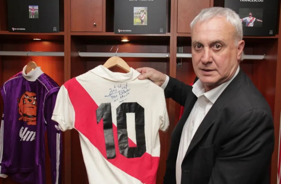 Norberto "Beto" Alonso, uno de los máximos ídolos de la rica historia de River Plate. / GENTILEZA