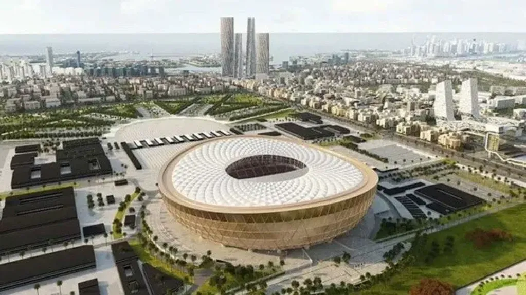 El estadio de la final está ubicado sobre una ciudad artificial