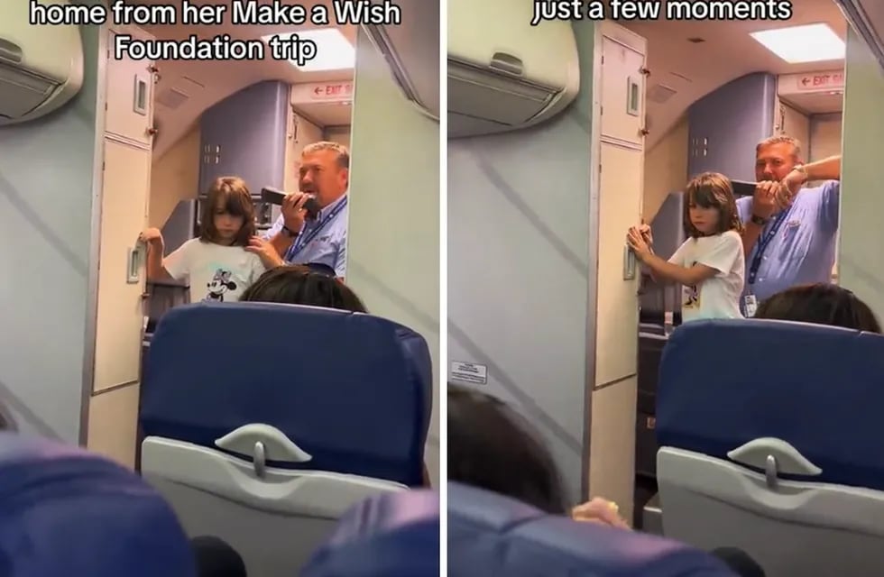 Una nena fue ovacionada en un vuelo cuando los pasajeros se enteraron que había vencido al cáncer.