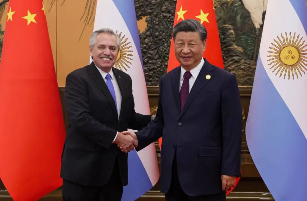 Alberto Fernández y Xi Jinping (@alferdez).