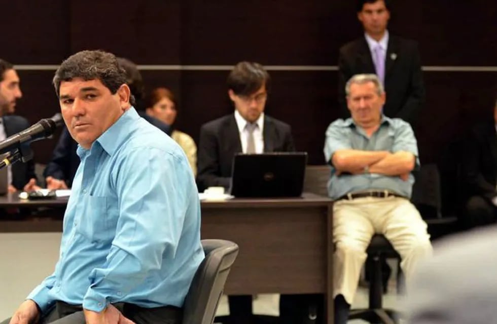 El ex deportista, durante el juicio que lo tuvo como acusado por el crimen de Bolognezi. /Archivo