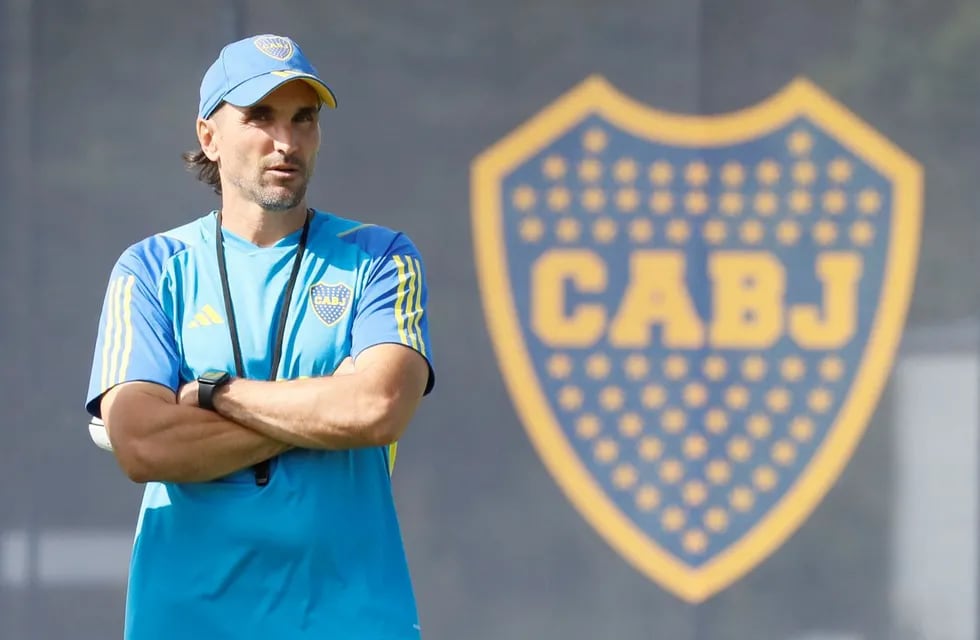 Diego Martínez haría cambios en la formación de Boca para enfrentar a River. (Prensa Boca)