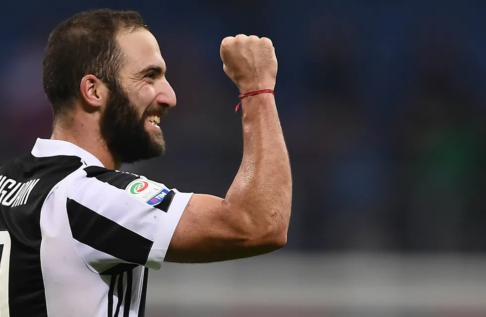 El Pipa Higuaín convirtió el segundo gol de la Juventus que es líder absoluto de la Serie A. / Gentileza.