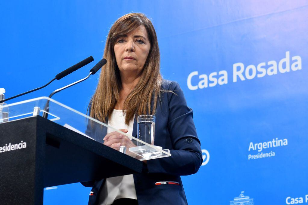 Gabriela Cerruti, portavoz de Presidencia. / Foto: Télam