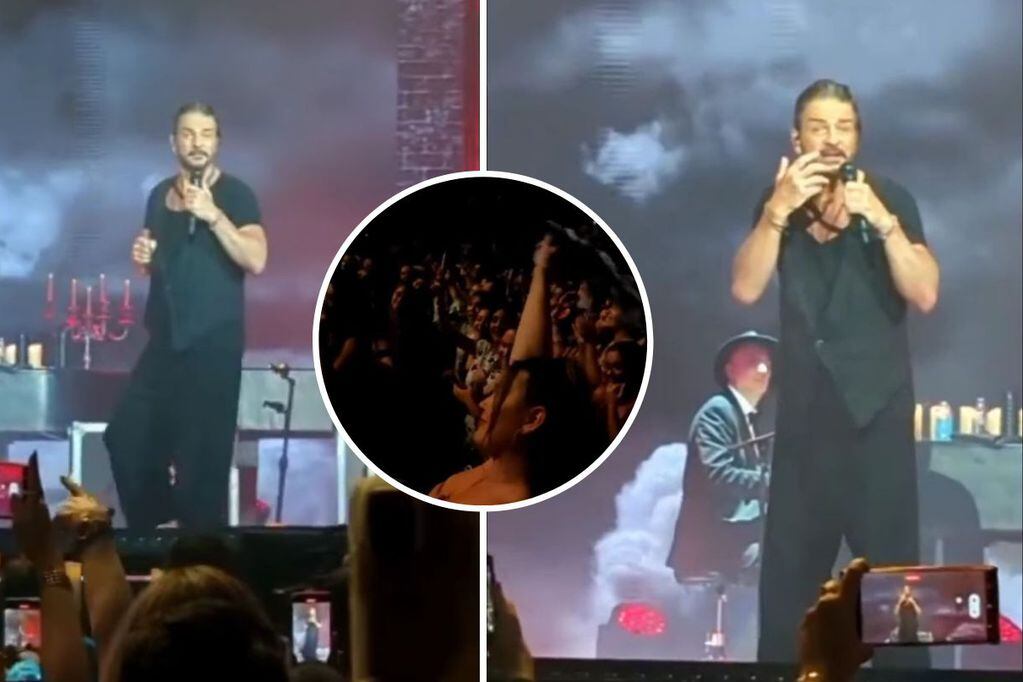 Una fan de Ricardo Arjona se sacó todo en un show y dejó mudo al cantante en plena presentación.