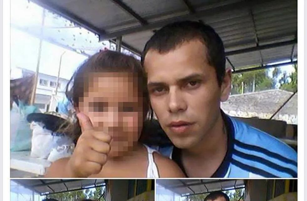 Escándalo nacional por un preso mendocino que se mostró en Facebook con su hija armando un cigarrillo