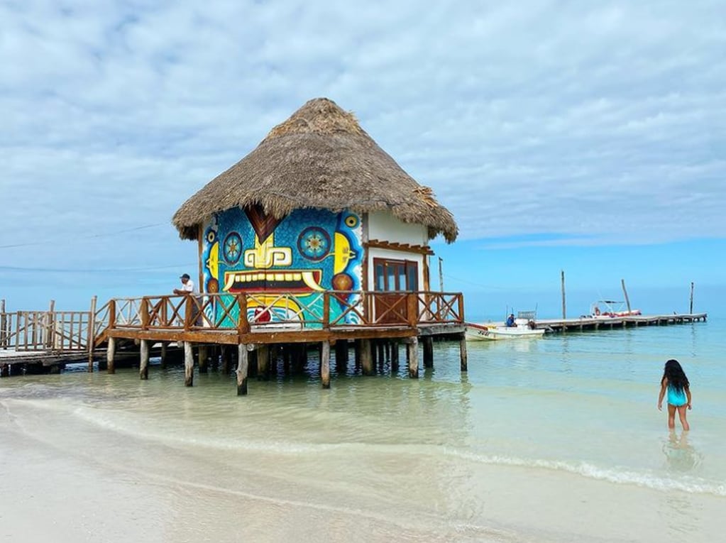 Así es Holbox, la paradisíaca isla del Caribe mexicano donde fue escrachada Luana Volnovich de vacaciones. Foto: Instagram @laislaholbox