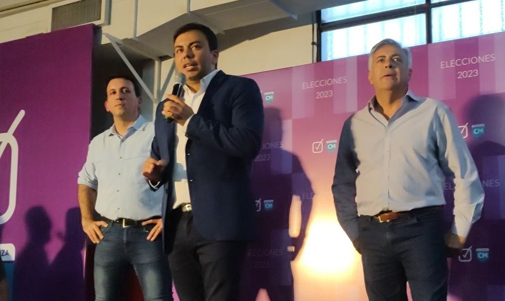 Francisco Lo Presti, Alfredo Cornejo y Tadeo García Zalazar. Foto: Gentileza