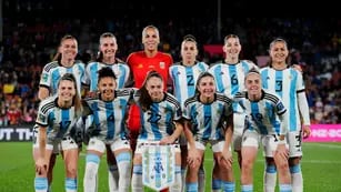 La selección argentina femenina que participó en el Mundial 2023