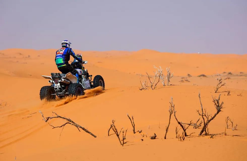 Alexandre Giroud volvió a los primeros planos tras ganar la sexta etapa del Dakar 2021