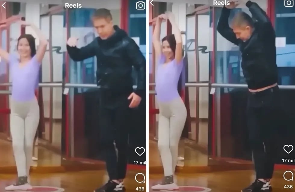 El divertido video de Adrián Suar y su hija, Margarita, bailando danza clásica.