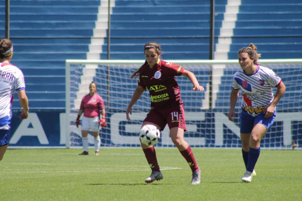 Festejo Tombino en Copa Federal. Ganó 5-0 a El Tropezón, en su debut./Gentileza prensa Godoy Cruz