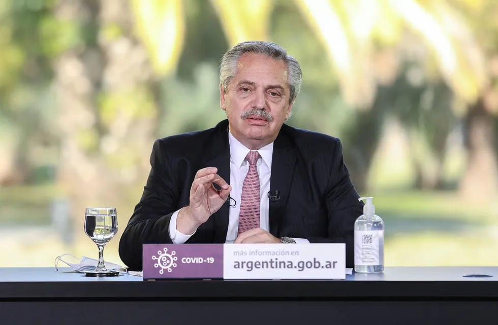 Alberto Fernández decidió que ocho departamentos de Mendoza vuelvan a fase 1 hasta el 25 de octubre - Foto: Presidencia