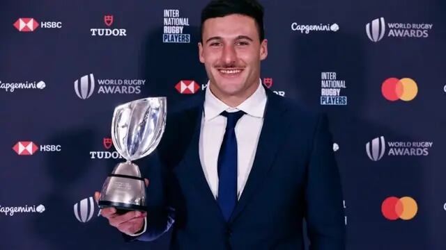 Rodrigo Isgró, mejor jugador del mundo 2023 en rugby seven